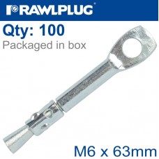 CEILING FIXNING M6X63MM WIRE HANGER FOR SUSPENDED CEILING X100-BOX